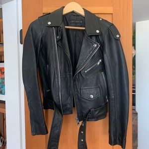 Zara Sheep Leather Jacket